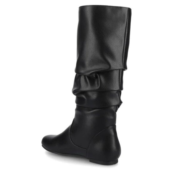 Journee Collection Women's Jayne Wide Calf Slouchy Knee High Boots - Picture 3 of 5